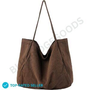 Brand New YAVCOOL Tote Bag Brown Hobo Shoulder Bag